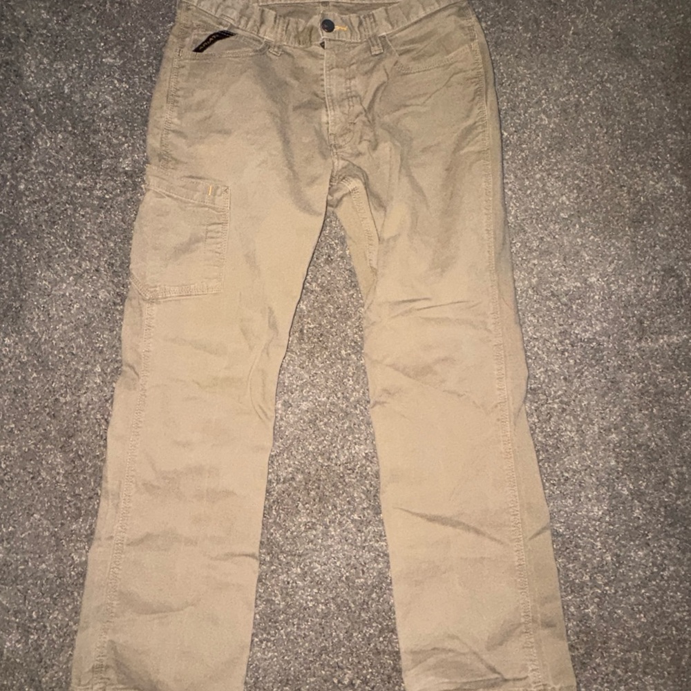 Ariat Rebar M4 Relaxed Straight Tan Work Pants 32x30